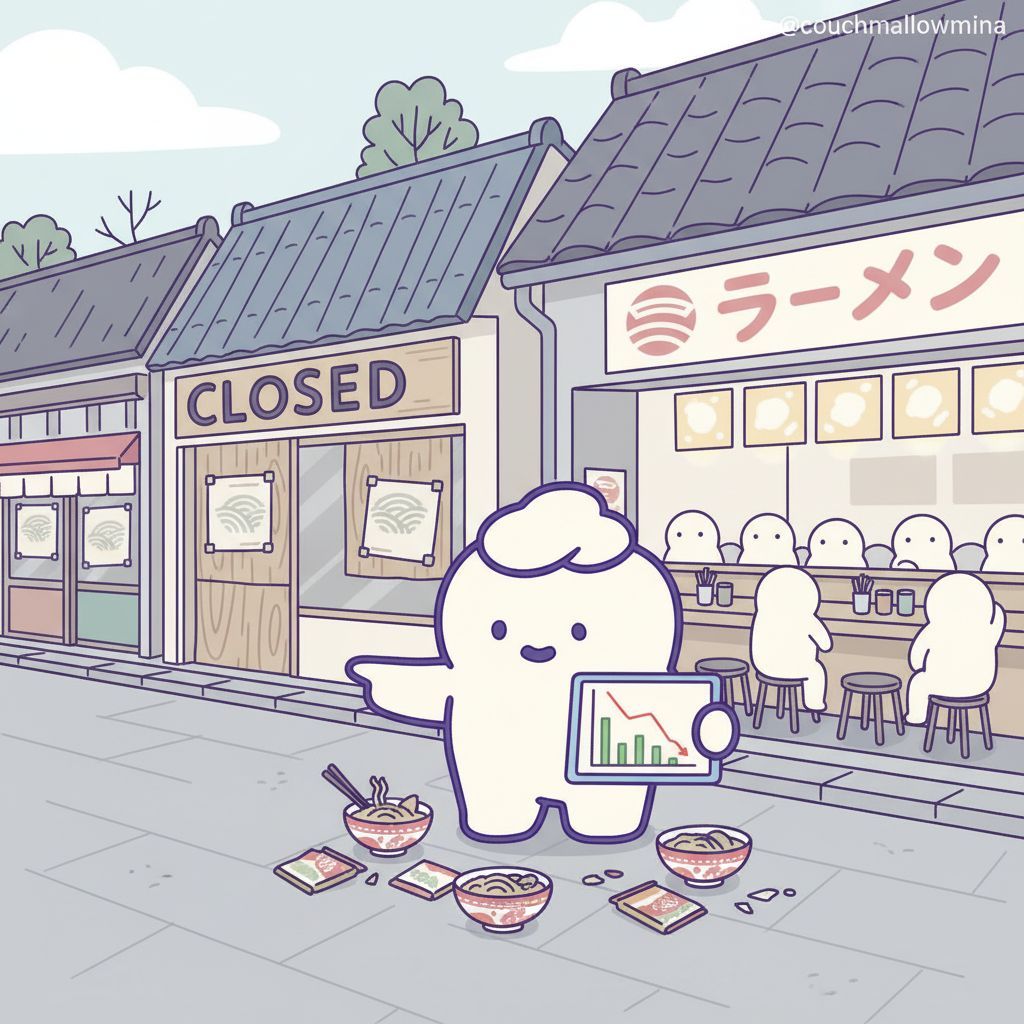 🇯🇵 일본여행 | 라멘 가게의 위기, 유명 체인점의 변화